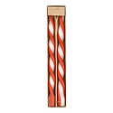 Meri Meri - MEM MEM CATA - Red Stripe Twist Taper Candles