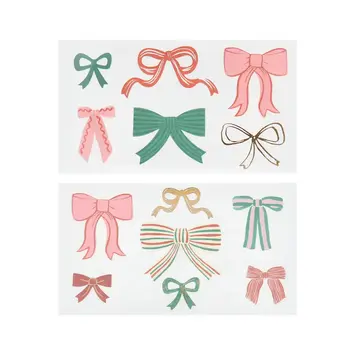 Meri Meri - MEM MEM LG - Festive Bows Temporary Tattoos