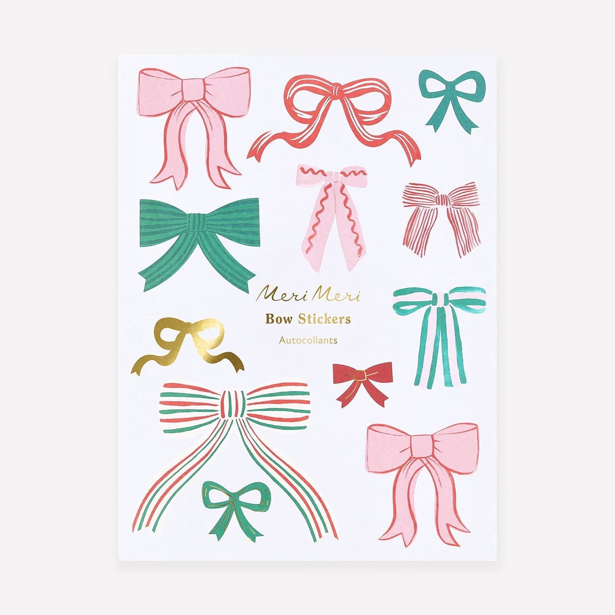 Meri Meri - MEM MEM ST - Bow Sticker Sheet