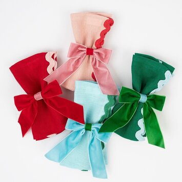 Meri Meri - MEM MEM HG - Decorative Velvet Bows Set of 4