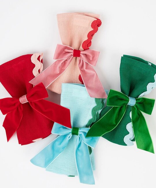 Meri Meri - MEM MEM HG - Decorative Velvet Bows Set of 4
