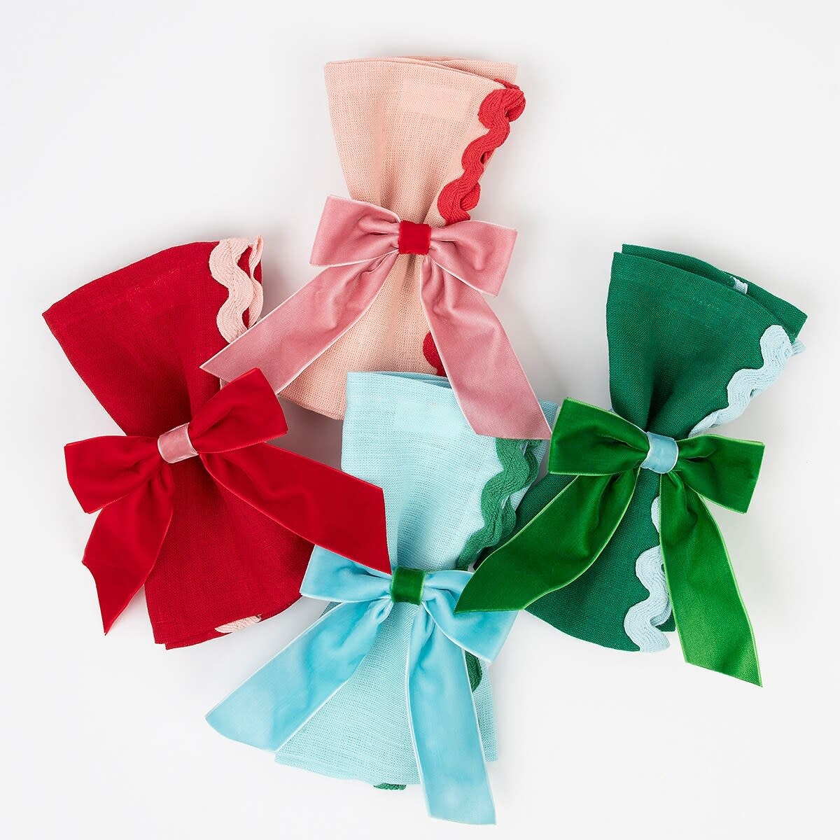 Meri Meri - MEM MEM HG - Decorative Velvet Bows Set of 4