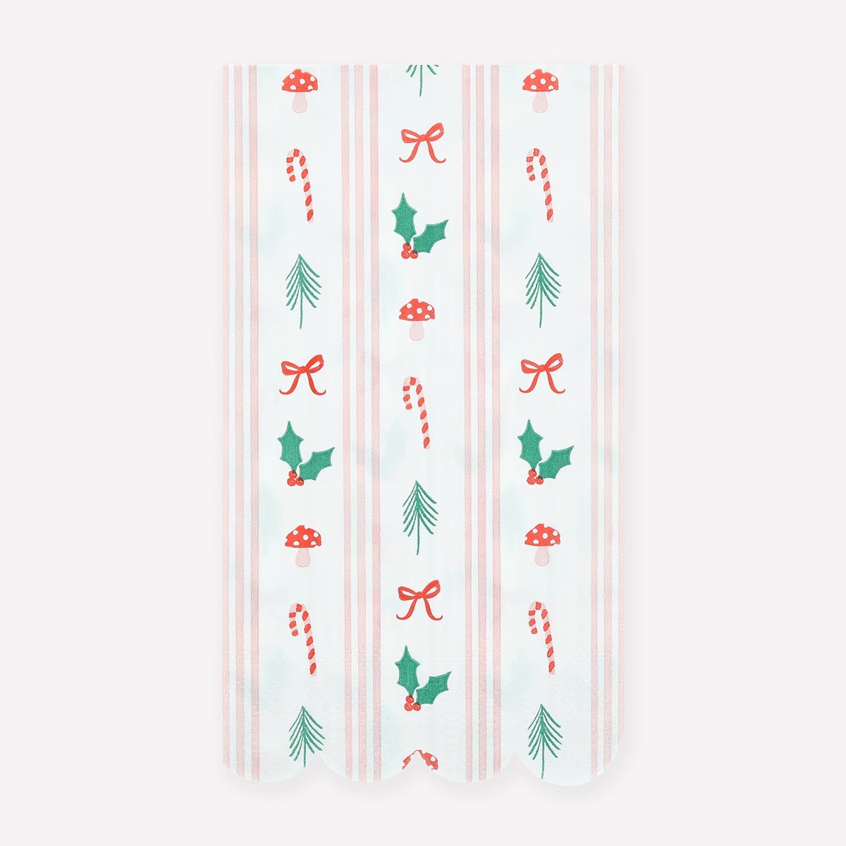 Meri Meri - MEM MEM PS - Festive Icon Stripes Guest Dinner Napkins