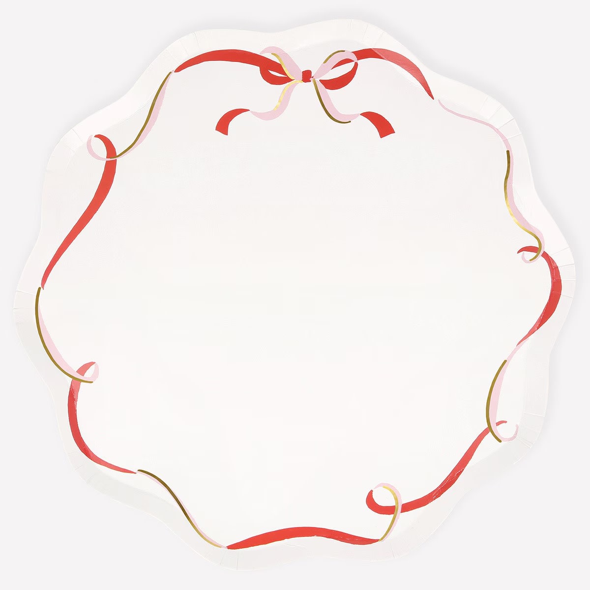 Meri Meri - MEM MEM PSPL - Ribbon Bow Large Dinner Plates
