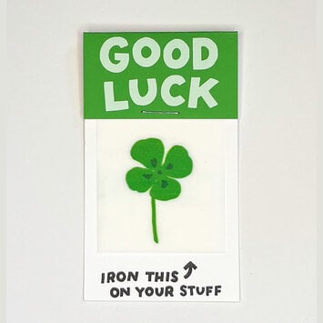 Hot Dang Press - HDP HDP DIY - Four Leaf Clover  L'il Something  Iron-on Art Card