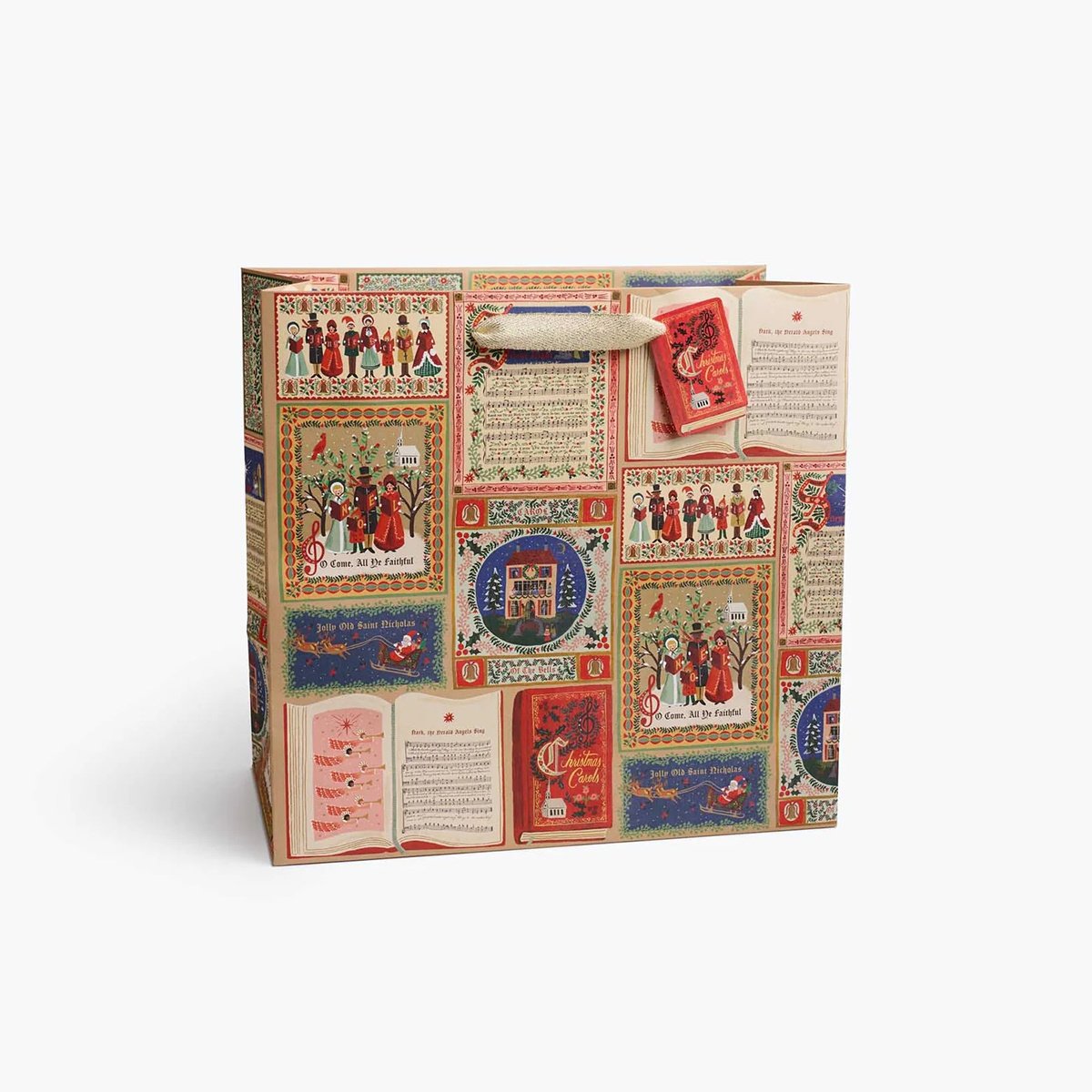 Rifle Paper Co - RP RP GBLA - Christmas Carols Large Gift Bag