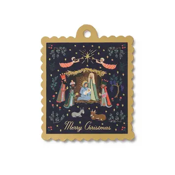 Rifle Paper Co - RP Rifle Paper - Nativity Gift Tag, Pack of 8