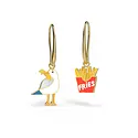 Yellow Owl Workshop - YOW YOW JE - Seagull & French Fry Drop Earrings