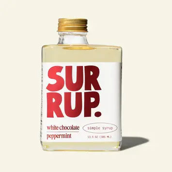 surrup. - SUR SUR FAD - White Chocolate Peppermint Simple Syrup