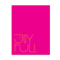 Gus and Ruby Letterpress - GR GRGCHO0004 - Joy Full Pink Card