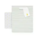 Sugar Paper - SUG SUG GBSET - Green Stripe Gift Bag Set (Gift Bag, Tissue, Gift Tag)