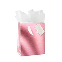 Sugar Paper - SUG SUG GBSET - Red Stripe Gift Bag Set (Gift Bag, Tissue, Gift Tag)