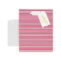 Sugar Paper - SUG SUG GBSET - Red Stripe Gift Bag Set (Gift Bag, Tissue, Gift Tag)