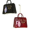 Cody Foster - COF COF OR - Luxe Handbag Purse with Monster Lalubu Charm Ornament (2 assorted styles)