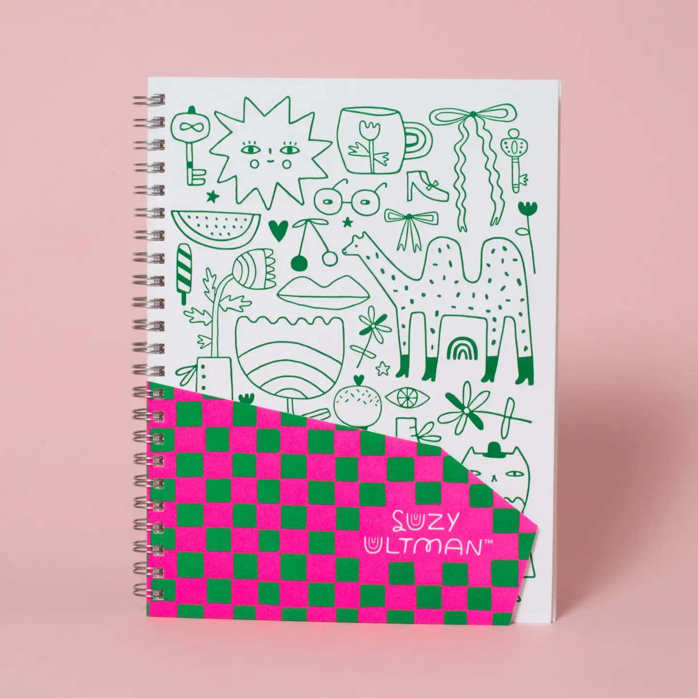 Suzy Ultman - SUU SUU NBBL - Doodles Letterpress Spiral-bound Blank Notebook