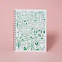 Suzy Ultman - SUU SUU NBBL - Doodles Letterpress Spiral-bound Blank Notebook