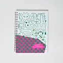 Suzy Ultman - SUU SUU NBBL - Doodles Letterpress Spiral-bound Blank Notebook