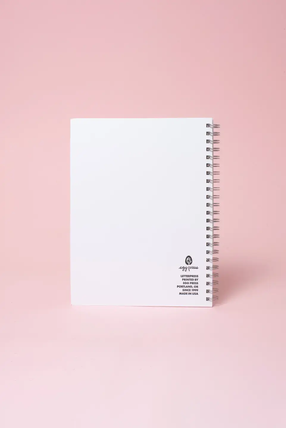 Egg Press - EP EP NBBL - All Roads Lead Home Letterpress Spiral-bound Blank Notebook