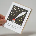 Fugu Fugu Press - FF FFGCHO0019 - Starry Night House Seasons Greetings Holiday Card