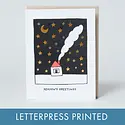 Fugu Fugu Press - FF FFGCHO0019 - Starry Night House Seasons Greetings Holiday Card