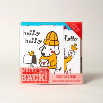 Egg Press - EP EP STASS - BFF Dog & Cat Write Me Back Letter Writing  Pen Pal Kit Stationery Set