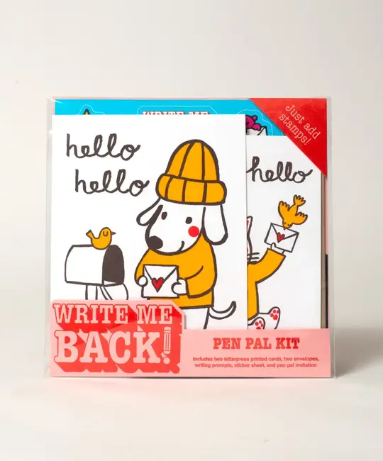 Egg Press - EP EP STASS - BFF Dog & Cat Write Me Back Letter Writing  Pen Pal Kit Stationery Set