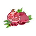 Jenny Lemons - JL JL ACHA - Large Pomegranate Claw Hair Clip