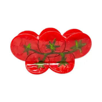 Jenny Lemons - JL JL ACHA - Large Tomatoes On the Vine  Claw Hair Clip