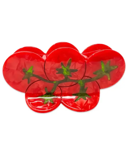 Jenny Lemons - JL JL ACHA - Large Tomatoes On the Vine  Claw Hair Clip