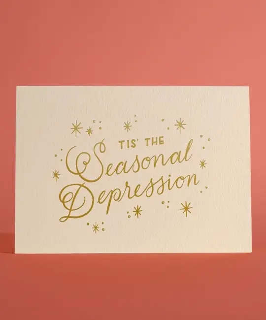 Half Pint Studio - HPS HPSGCHO0001 - Tis the Seasonal Depression Holiday Card