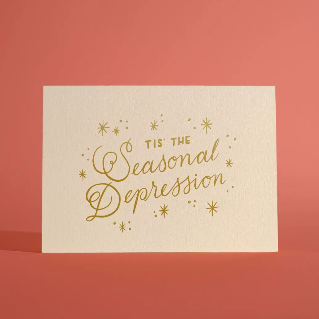 Half Pint Studio - HPS HPSGCHO0001 - Tis the Seasonal Depression Holiday Card