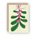 Half Pint Studio - HPS HPSGCHO0003 - Mistletoe Blank Holiday Card