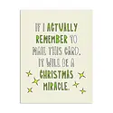 Near Modern Disaster - NMD NMDGCHO0016 - Christmas Miracle, Actually Remember to Mail This Holiday Card