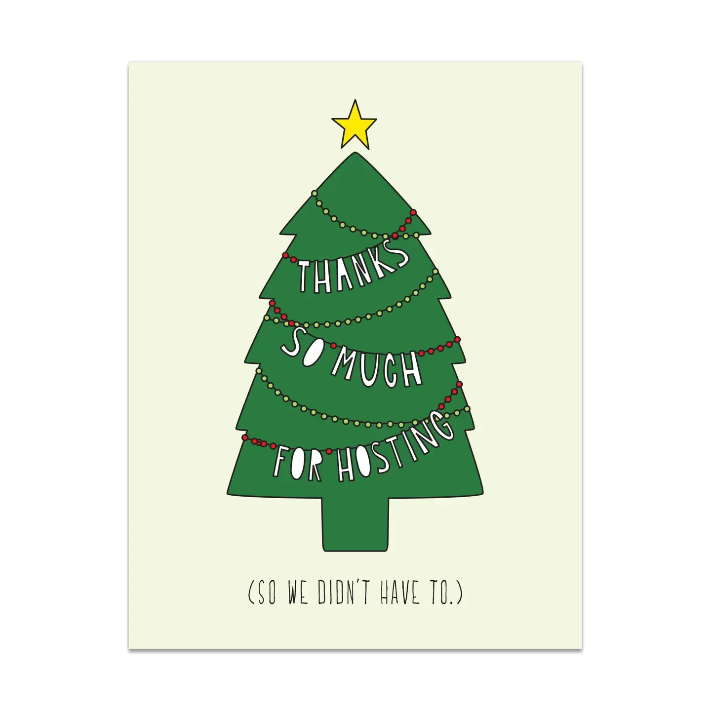 Near Modern Disaster - NMD NMDGCHO0017 - Hosting Christmas (So We Don't Have To) Card