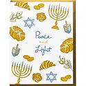 Noteworthy Paper and Press - NPP NPPGCHAN0001 - Peace Light Hanukkah Card