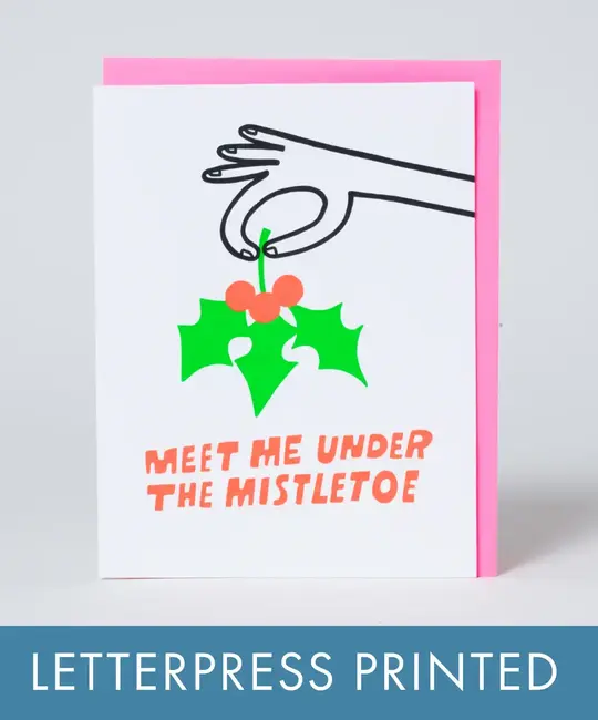 Ashkahn - AS ASGCHO0008 - Under The Mistletoe Holiday Card
