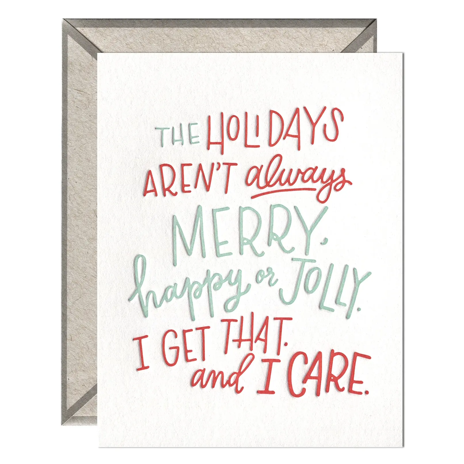 Ink Meets Paper - IMP IMPGCHO0020 - I Care Holiday Card