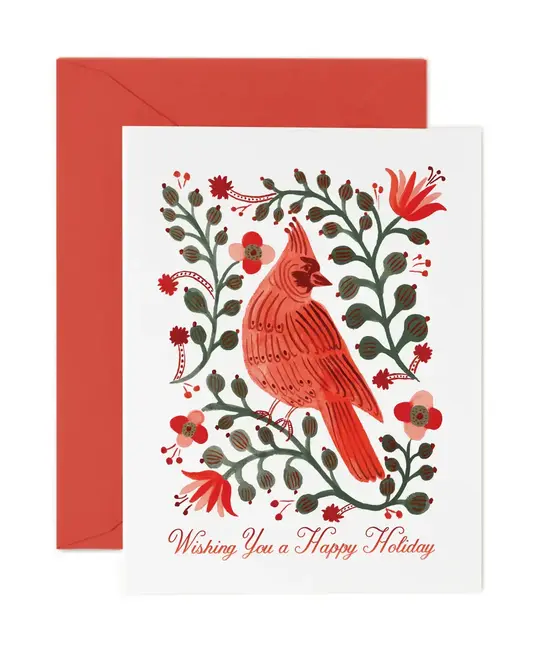 Rifle Paper Co - RP RPGCHO0072 - Cardinals Holiday Card