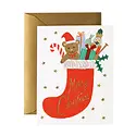 Rifle Paper Co - RP RPGCHO0073 - Toy Stocking Holiday Card