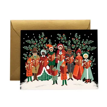 Rifle Paper Co - RP RPGCHO0075 - Carolers Christmas Holiday Card