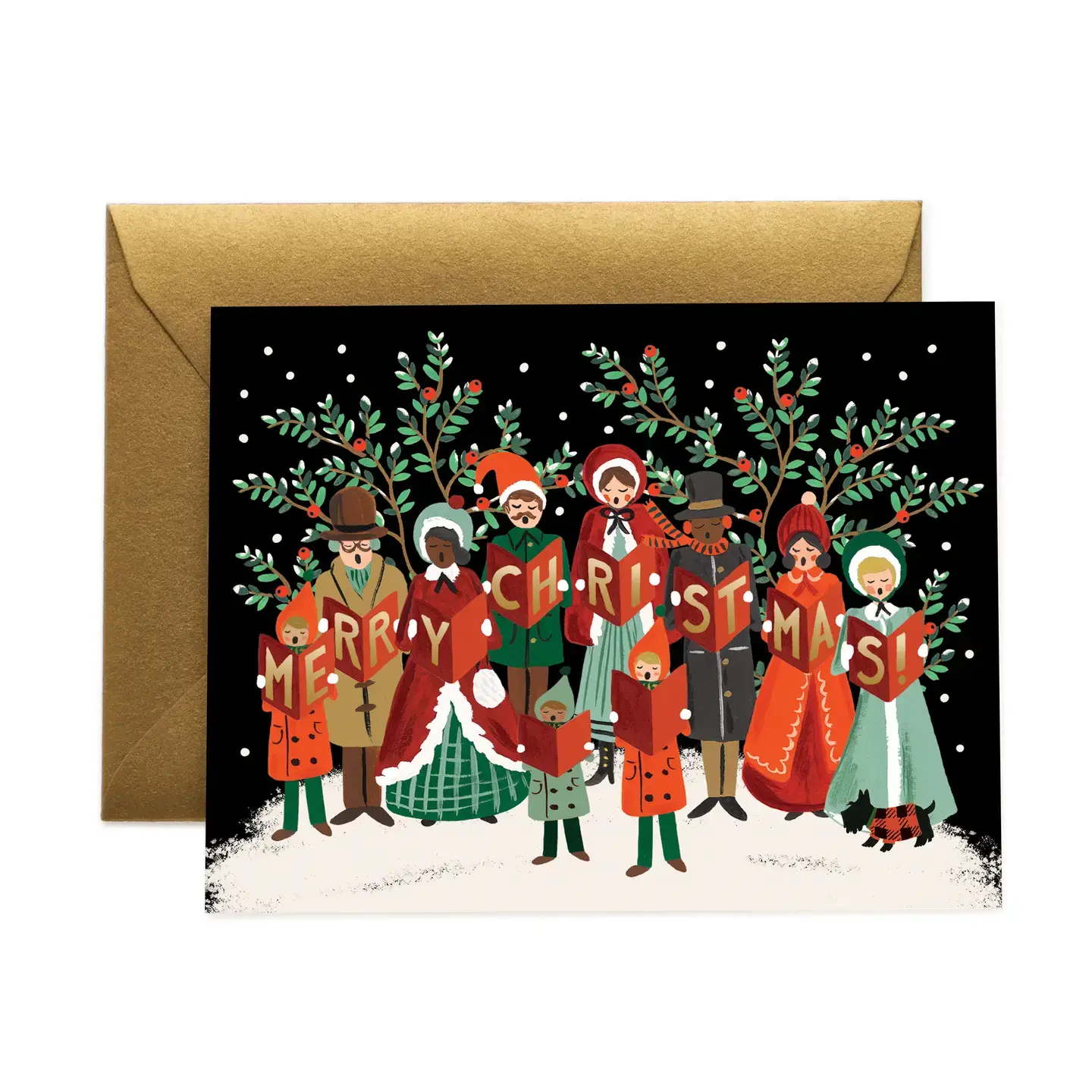 Rifle Paper Co - RP RPGCHO0075 - Carolers Christmas Holiday Card