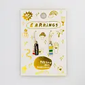 Yellow Owl Workshop - YOW YOW JE - Color Swatch Book Drop Earrings