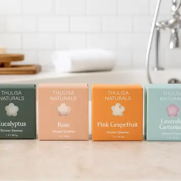 Thulisa Naturals - THN THN APPR - Single Lavender Geranium Shower Steamer