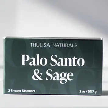 Thulisa Naturals - THN THN APPR - Palo Santo + Sage 2 Pack Shower Steamers