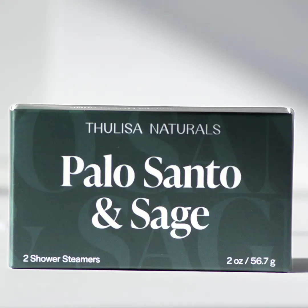 Thulisa Naturals - THN THN APPR - Palo Santo + Sage 2 Pack Shower Steamers