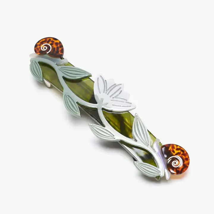Winona Irene - WII WII ACHA - Brocéliande French Barrette Hair Clip (tiny snails)