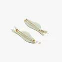 Winona Irene - WII WII ACHA - Jade Green Fish Barrette Hair Clip Set