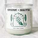 6pm Candle Co. - 6pm 6PM CALA - Peppermint + Eucalyptus Candle, 10oz Soy