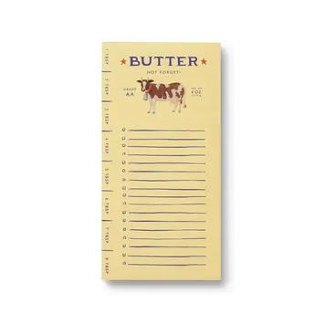 Rifle Paper Co - RP RP NP - Butter Not Forget  Market List Pad