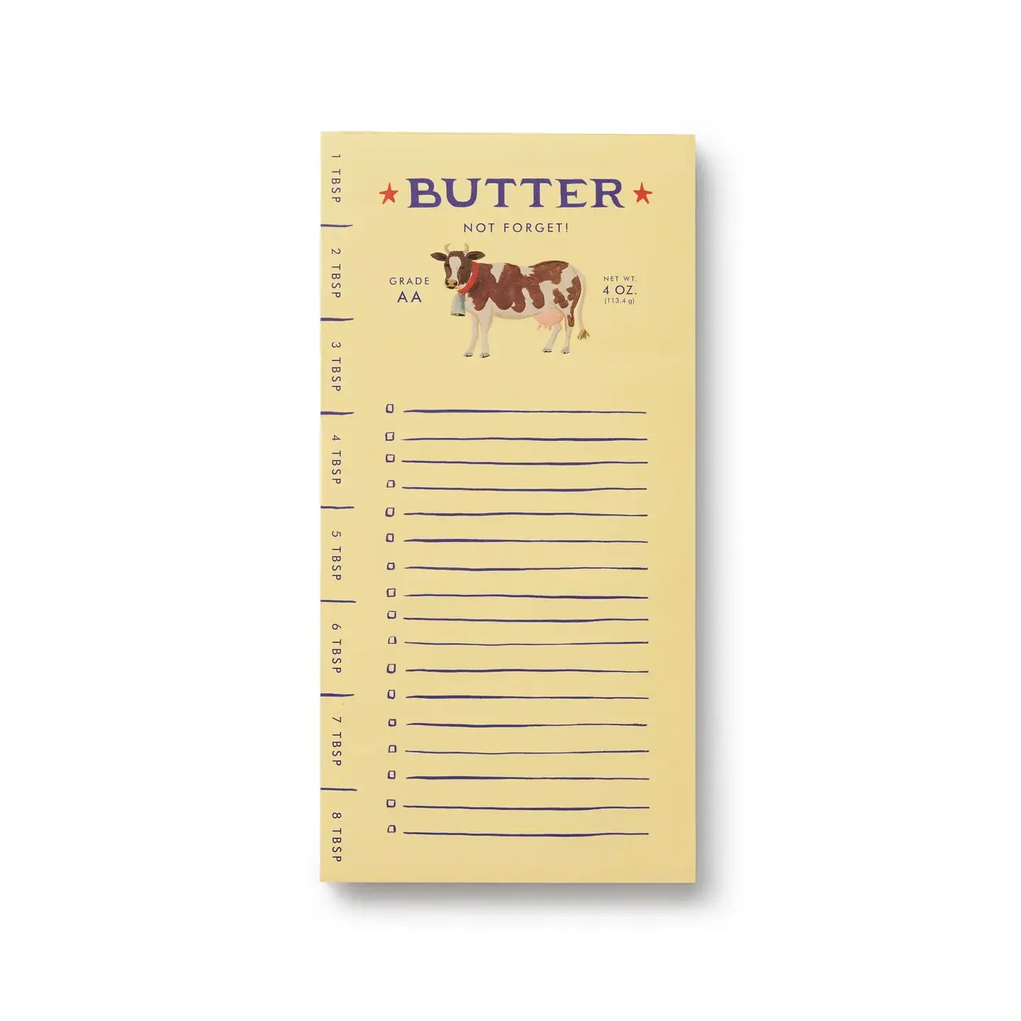 Rifle Paper Co - RP RP NP - Butter Not Forget  Market List Pad